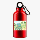 Металлическая бутылка 400 мл UV-DTF