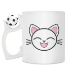 Кружка с футбольным мячиком