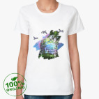 Женская футболка органик