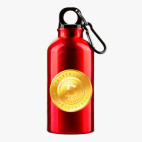 Металлическая бутылка 400 мл UV-DTF