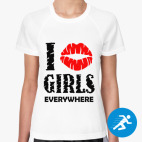 Женская спортивная футболка