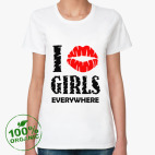 Женская футболка органик