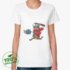 Женская футболка органик