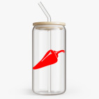 Банка с бамбуковой крышкой