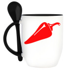 Кружка с ложкой