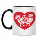 Кружка двухцветная