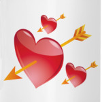 Три сердце со стрелами