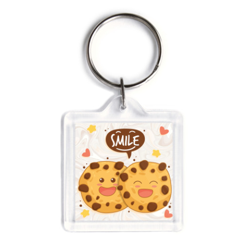 Брелок с принтом Печеньки