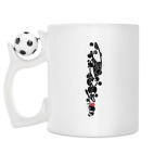 Кружка с футбольным мячиком