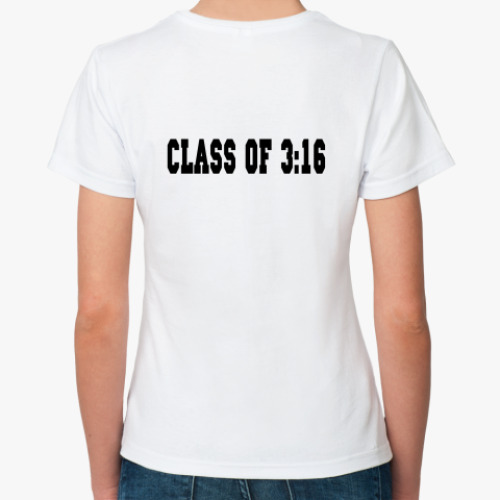 Классическая футболка с принтом Stone Cold