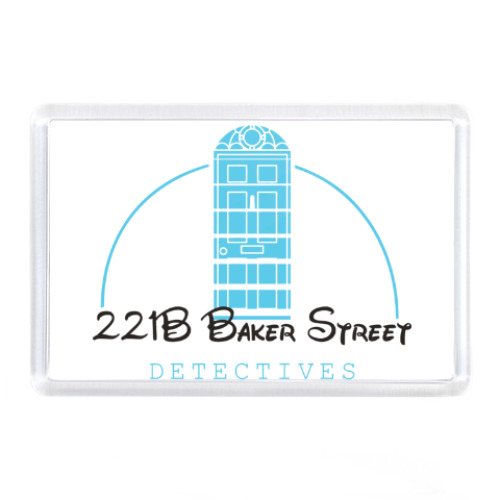 Магнит с принтом 221 Baker Street
