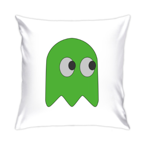 Подушка с принтом Pacman