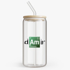 Банка с бамбуковой крышкой