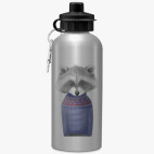 Бутылка с карабином (500 мл) Енот спеченился