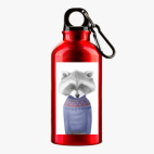 Металлическая бутылка 400 мл UV-DTF