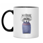 Кружка двухцветная