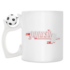 Кружка с футбольным мячиком