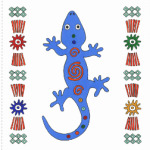 ящерица из Африки