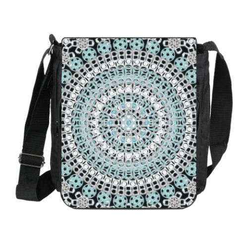 Сумка на плечо (мини-планшет) с принтом Жестяной орнамент