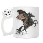 Кружка с футбольным мячиком