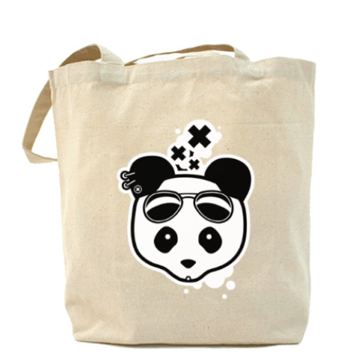 Сумка шоппер с принтом Панда