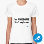 Женская спортивная футболка