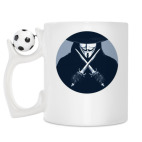 Кружка с футбольным мячиком