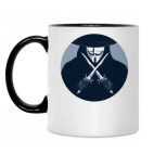 Кружка двухцветная