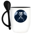 Кружка с ложкой