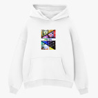 Толстовка худи оверсайз