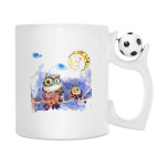 Кружка с футбольным мячиком
