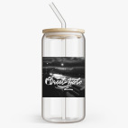 Банка с бамбуковой крышкой