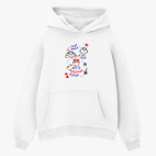 Толстовка худи оверсайз