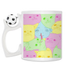 Кружка с футбольным мячиком