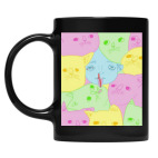 Кружка цветная UV-DTF