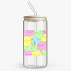 Банка с бамбуковой крышкой