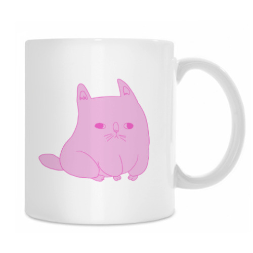 Кружка с принтом экстравагантно с котиками