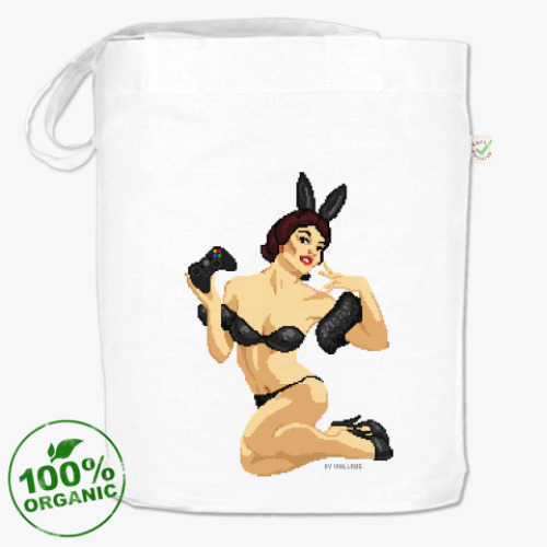 Сумка шоппер с принтом Player Girl