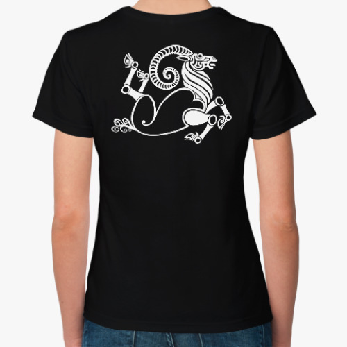 Женская футболка Скифский козерог
