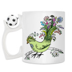 Кружка с футбольным мячиком