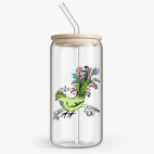 Банка с бамбуковой крышкой