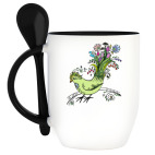 Кружка с ложкой