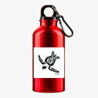 Металлическая бутылка 400 мл UV-DTF