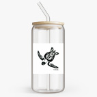 Банка с бамбуковой крышкой