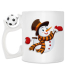 Кружка с футбольным мячиком