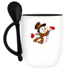 Кружка с ложкой