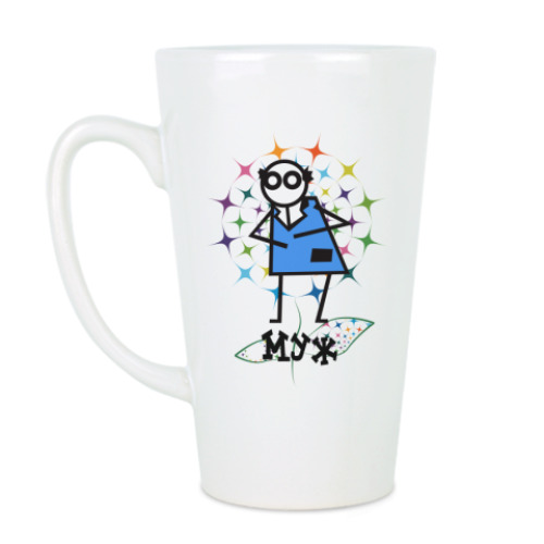 Чашка Латте с принтом Муж