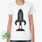 Женская футболка органик