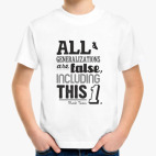 Детская футболка