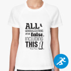 Женская спортивная футболка